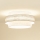 Brilagi - Kattovalo DOVER SPACE LED/12W/230V halkaisija 50 cm 3000K/4000K/6400K harmaa/kerma