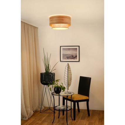 Brilagi - Kattovalo MONTANA BOHO 1xE27/15W/230V halkaisija 45 cm ruskea