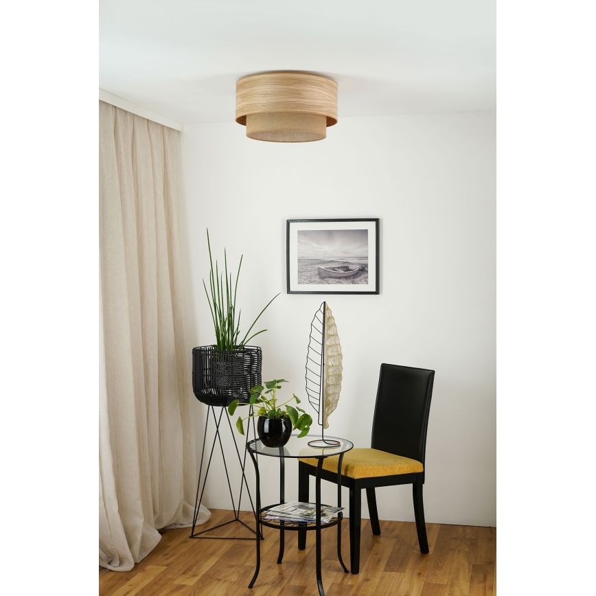 Brilagi - Kattovalo MONTANA BOHO 1xE27/15W/230V halkaisija 45 cm ruskea