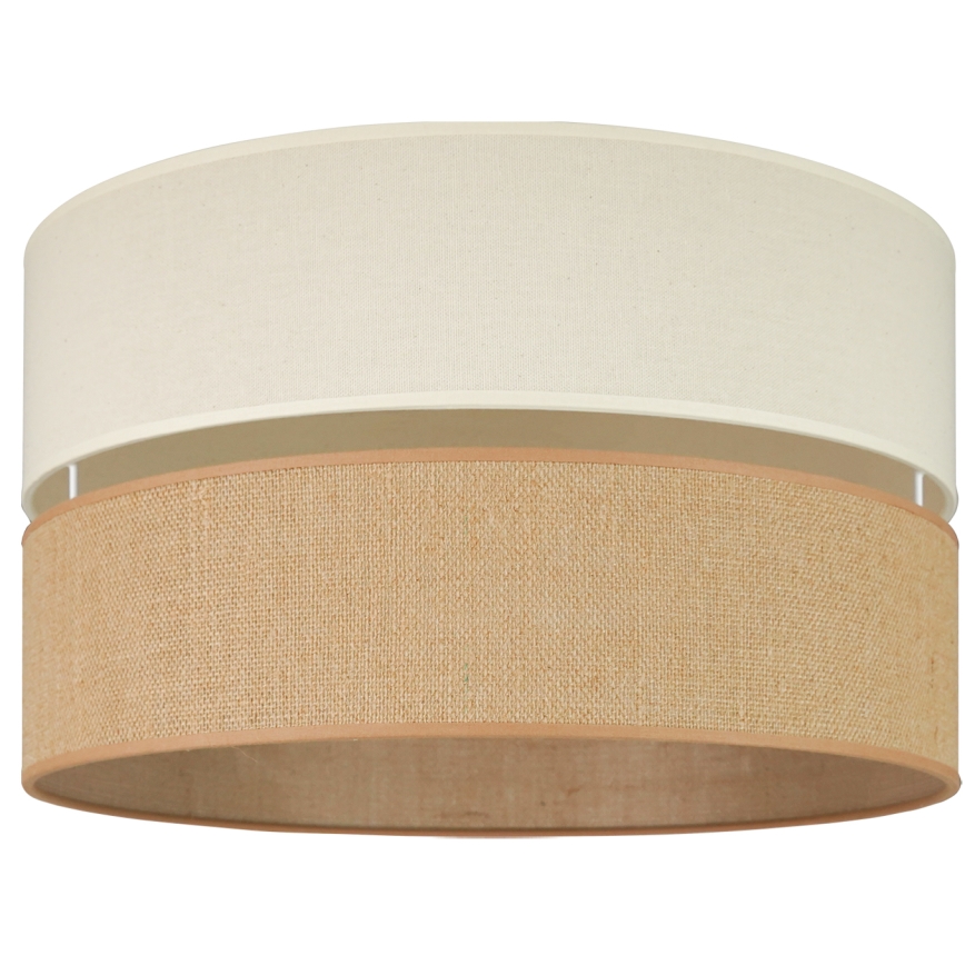 Brilagi - Kattovalo ROYAL YUTE 1xE27/15W/230V halkaisija 40 cm beige/kerma