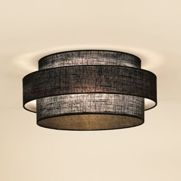 Brilagi - Kattovalo SPACE YUTE LED/12W/230V halkaisija 50 cm 3000K/4000K/6400K musta