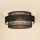 Brilagi - Kattovalo SPACE YUTE LED/12W/230V halkaisija 50 cm 3000K/4000K/6400K musta