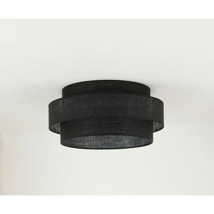 Brilagi - Kattovalo SPACE YUTE LED/12W/230V halkaisija 50 cm 3000K/4000K/6400K musta