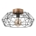 Brilagi - Kattovalo WOODY BASKET 1xE27/60W/230V tammi