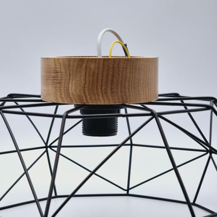 Brilagi - Kattovalo WOODY BASKET 1xE27/60W/230V tammi