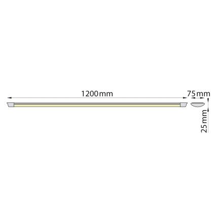 Brilagi - Keittiökaappien alla oleva LED-valo AVERO LED/32W/230V 120 cm