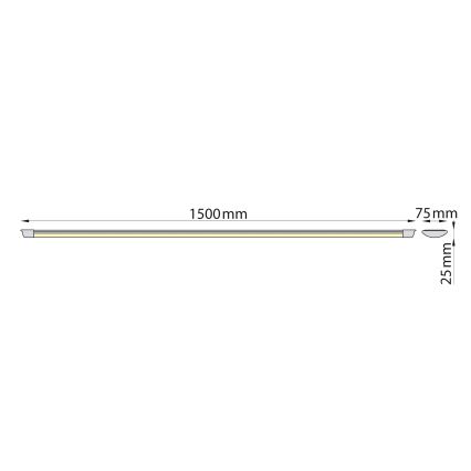 Brilagi - Keittiökaappien alla oleva LED-valo AVERO LED/45W/230V 150 cm