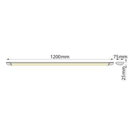 Brilagi - Keittiökaappien alla oleva LED-valo LUMA LED/32W/230V 120 cm