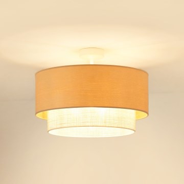 Brilagi - Kiinnitettävä kattovalaisin ARIZONA BOHO 1xE27/15W/230V halkaisija 45 cm beige