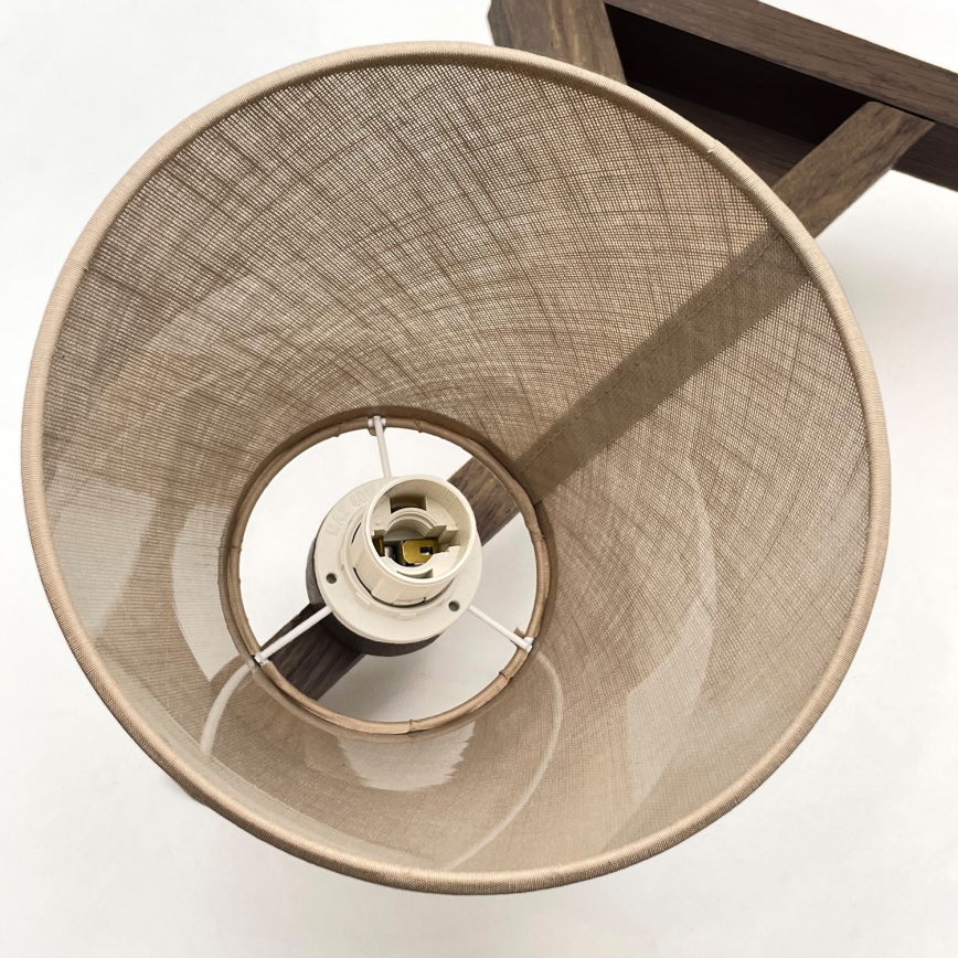 Brilagi - Kiinteä kattokruunu ANTHONY 3xE14/40W/230V tammi/beige