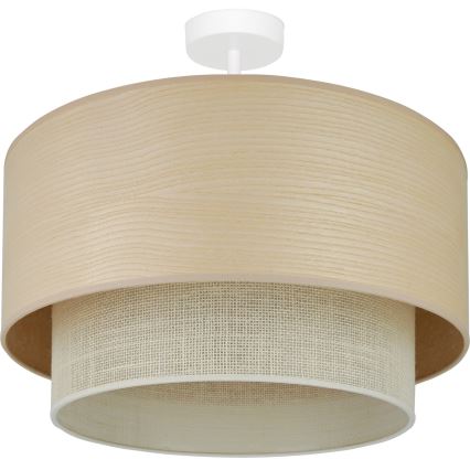 Brilagi - Kiinteä kattokruunu ARIZONA BOHO 1xE27/15W/230V halkaisija 45 cm kerma/beige