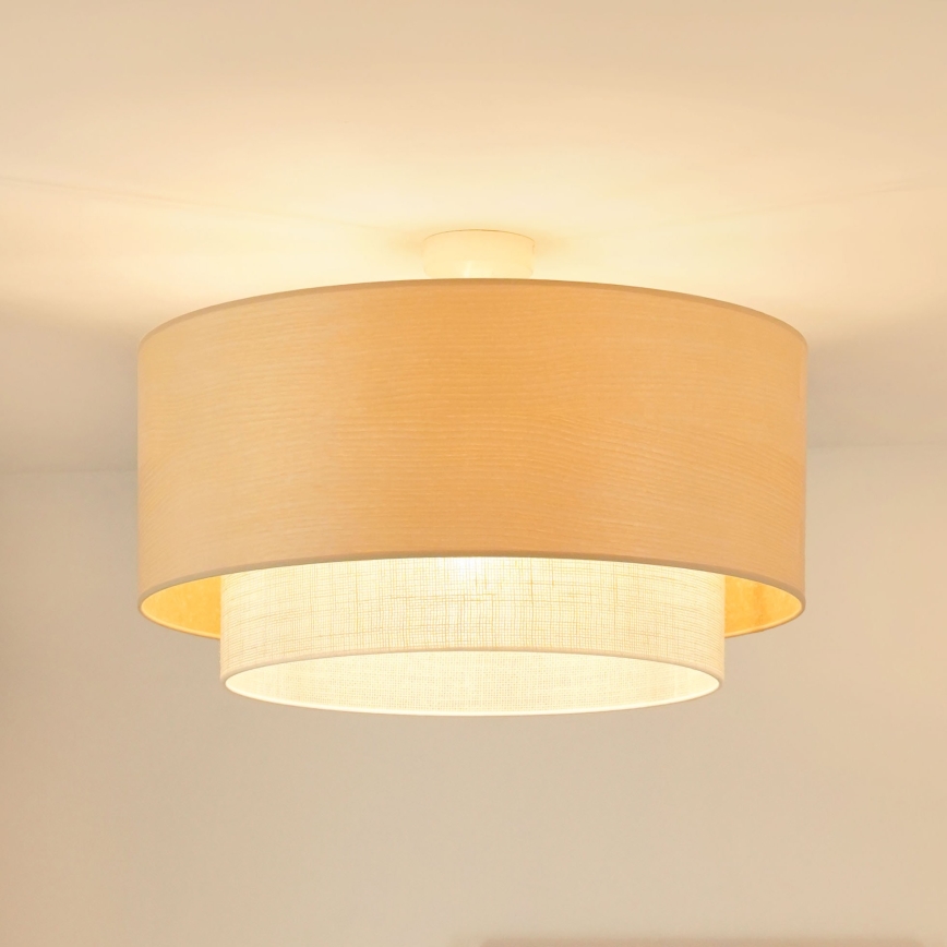 Brilagi - Kiinteä kattokruunu ARIZONA BOHO 1xE27/15W/230V halkaisija 60 cm beige