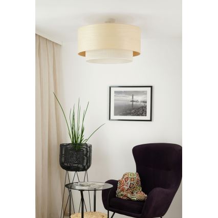 Brilagi - Kiinteä kattokruunu ARIZONA BOHO 1xE27/15W/230V halkaisija 60 cm beige