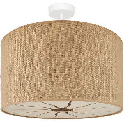 Brilagi - Kiinteä kattokruunu COUNTRY ROLLER 1xE27/15W/230V halkaisija 45 cm beige