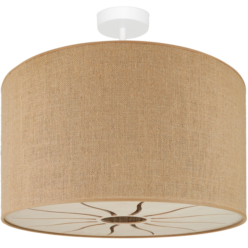 Brilagi - Kiinteä kattokruunu COUNTRY ROLLER 1xE27/15W/230V halkaisija 45 cm beige