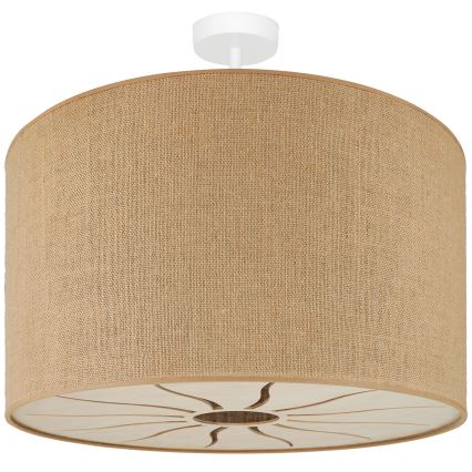 Brilagi - Kiinteä kattokruunu COUNTRY ROLLER 1xE27/15W/230V halkaisija 50 cm beige