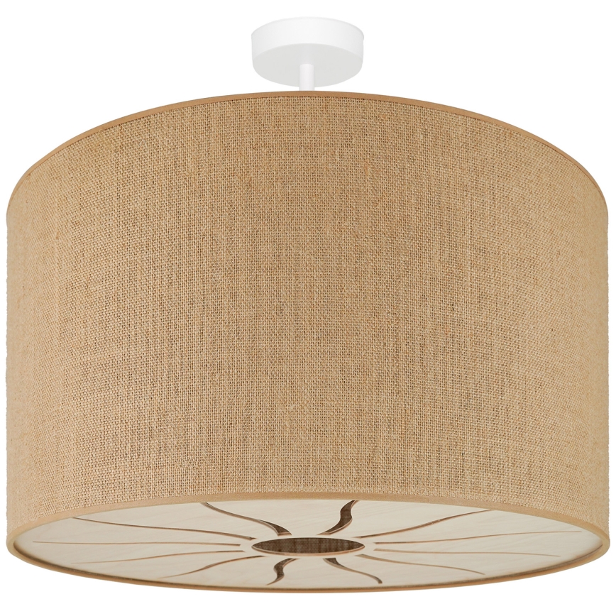 Brilagi - Kiinteä kattokruunu COUNTRY ROLLER 1xE27/15W/230V halkaisija 50 cm beige