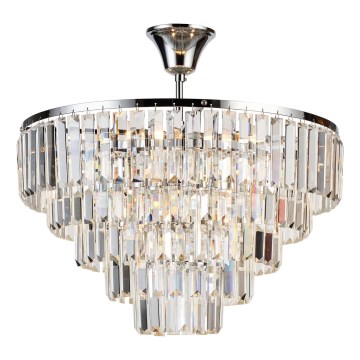 Brilagi - Kiinteä kattokruunu CRYSTAL 5xE14/40W/230V kiiltävä kromi