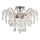 Brilagi - Kiinteä kattokruunu CRYSTAL 6xE14/60W/230V kiiltävä kromi