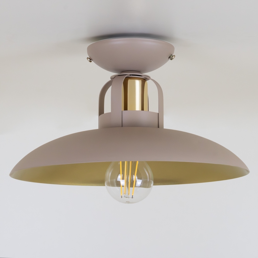 Brilagi - Kiinteä kattokruunu FLAMENGO 1xE27/60W/230V beige