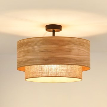 Brilagi - Kiinteä kattokruunu MONTANA BOHO 1xE27/15W/230V halkaisija 45 cm ruskea