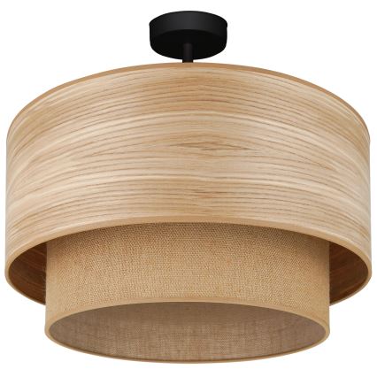 Brilagi - Kiinteä kattokruunu MONTANA BOHO 1xE27/15W/230V halkaisija 45 cm ruskea