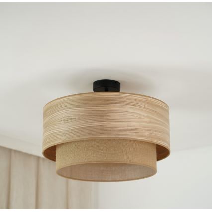 Brilagi - Kiinteä kattokruunu MONTANA BOHO 1xE27/15W/230V halkaisija 45 cm ruskea