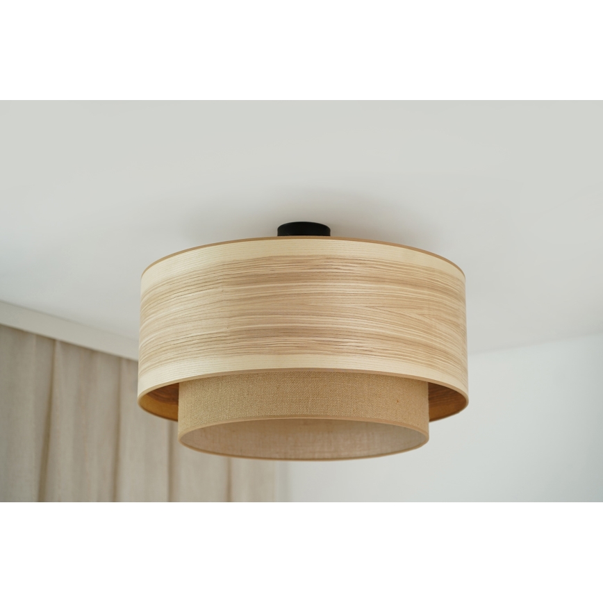 Brilagi - Kiinteä kattokruunu MONTANA BOHO 1xE27/15W/230V halkaisija 60 cm ruskea