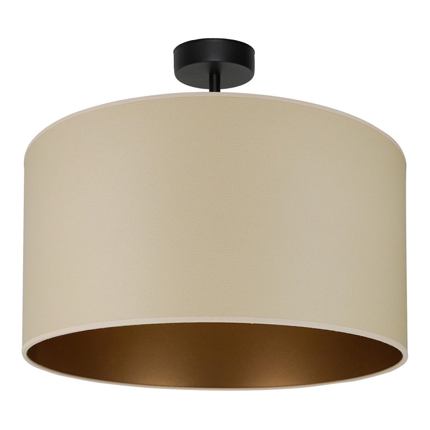 Brilagi - Kiinteä kattokruunu OREGON ROLLER VEGE 1xE27/15W/230V halkaisija 45 cm beige