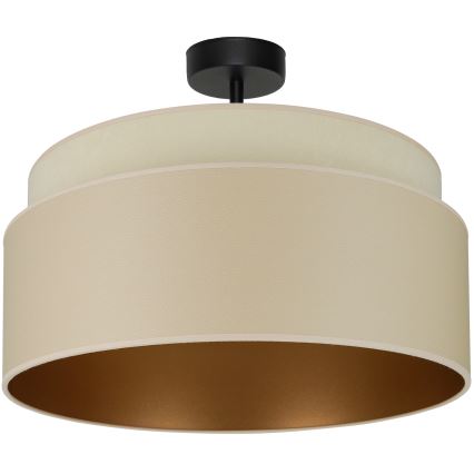 Brilagi - Kiinteä kattokruunu OREGON VEGE 1xE27/15W/230V halkaisija 45 cm beige