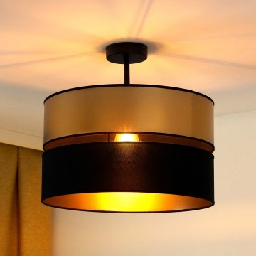 Brilagi - Kiinteä kattokruunu ROYAL 1xE27/15W/230V halkaisija 40 cm musta/kulta