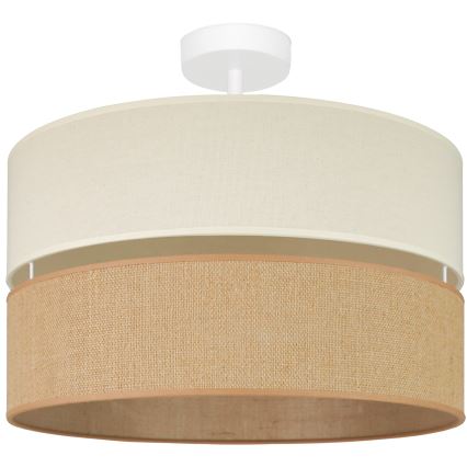 Brilagi - Kiinteä kattokruunu ROYAL YUTE 1xE27/15W/230V halkaisija 40 cm beige/kerma