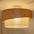 Brilagi - Kiinteä kattokruunu SHINE 1xE27/15W/230V halkaisija 50 cm beige/kerma