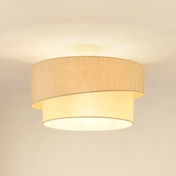 Brilagi - Kiinteä kattokruunu SHINE 1xE27/15W/230V halkaisija 50 cm kerma