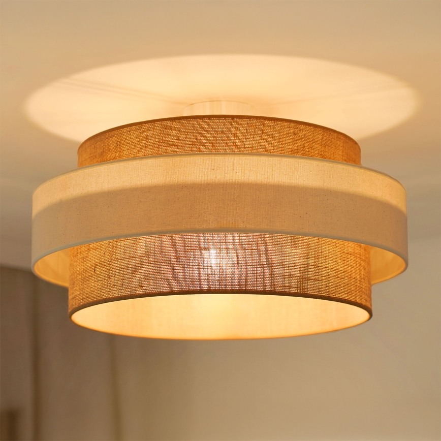 Brilagi - Kiinteä kattokruunu SPACE LIGHT 1xE27/15W/230V halkaisija 50 cm beige/kerma