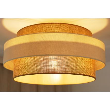 Brilagi - Kiinteä kattokruunu SPACE LIGHT 1xE27/15W/230V halkaisija 50 cm beige/kerma