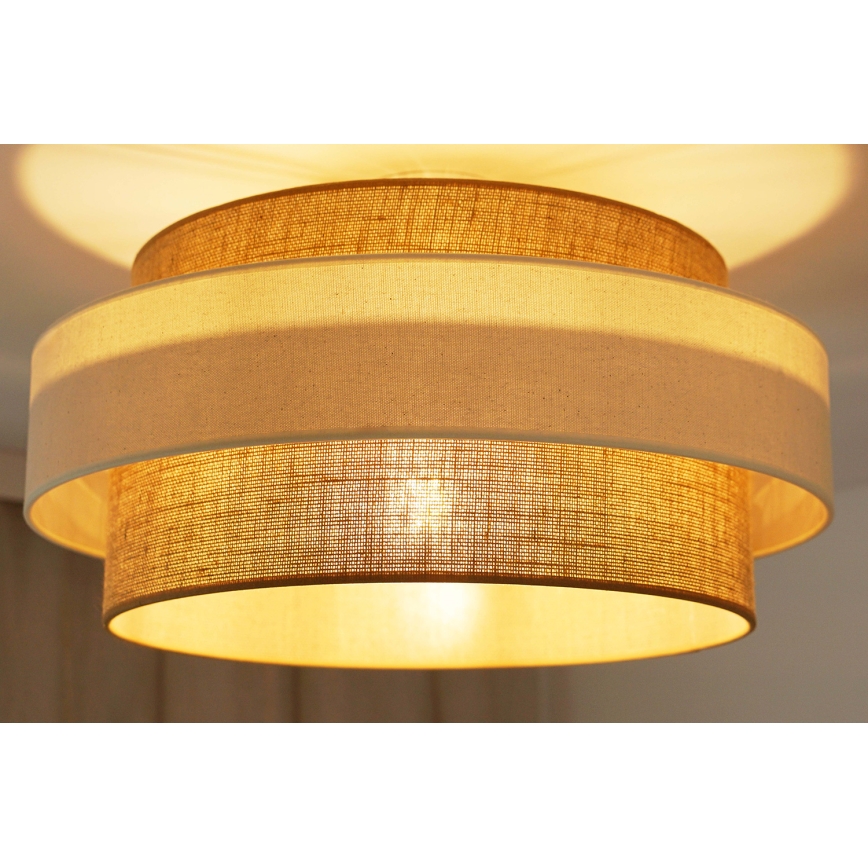 Brilagi - Kiinteä kattokruunu SPACE LIGHT 1xE27/15W/230V halkaisija 50 cm beige/kerma