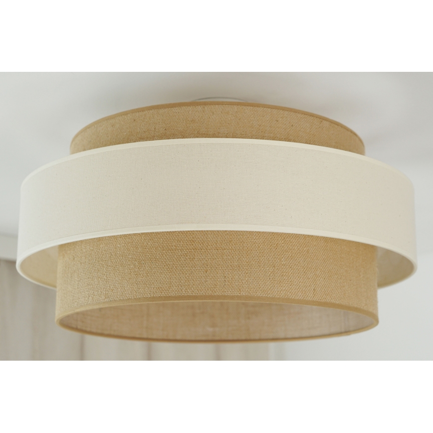 Brilagi - Kiinteä kattokruunu SPACE LIGHT 1xE27/15W/230V halkaisija 50 cm beige/kerma