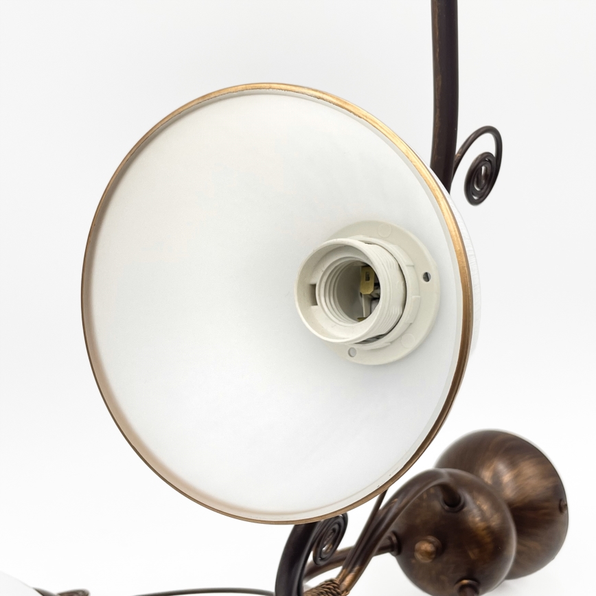 Brilagi - Kiinteä LED-kattokruunu ANTICO 3xE27/60W/230V pronssi patina