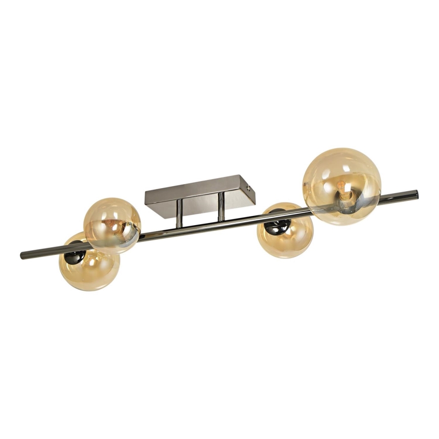 Brilagi - Kiinteä LED-kattokruunu MILLA 4xG9/3W/230V kiiltävä kromi/kulta