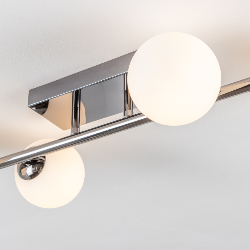 Brilagi - Kiinteä LED-kattokruunu MILLA 4xG9/3W/230V kiiltävä kromi/valkoinen