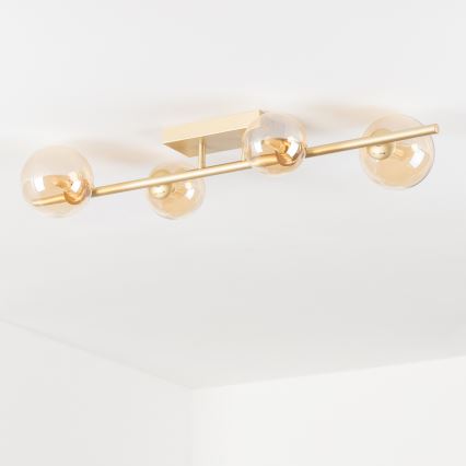 Brilagi - Kiinteä LED-kattokruunu MILLA 4xG9/3W/230V kulta