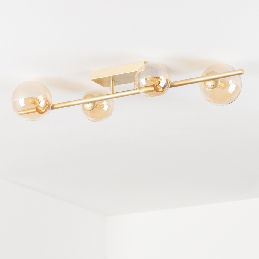 Brilagi - Kiinteä LED-kattokruunu MILLA 4xG9/3W/230V kulta