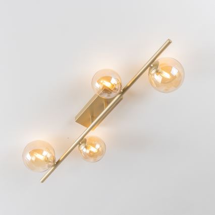 Brilagi - Kiinteä LED-kattokruunu MILLA 4xG9/3W/230V kulta