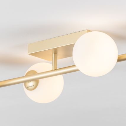 Brilagi - Kiinteä LED-kattokruunu MILLA 4xG9/3W/230V kulta/valkoinen