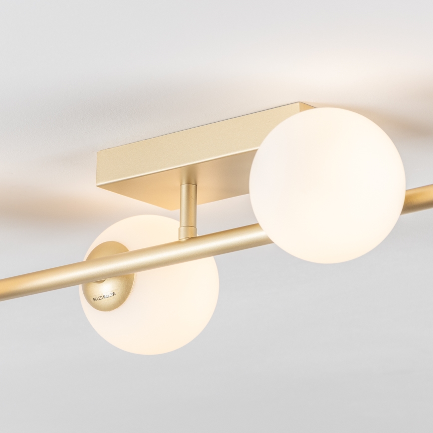 Brilagi - Kiinteä LED-kattokruunu MILLA 4xG9/3W/230V kulta/valkoinen