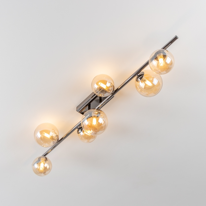 Brilagi - Kiinteä LED-kattokruunu MILLA 7xG9/3W/230V kiiltävä kromi/kulta