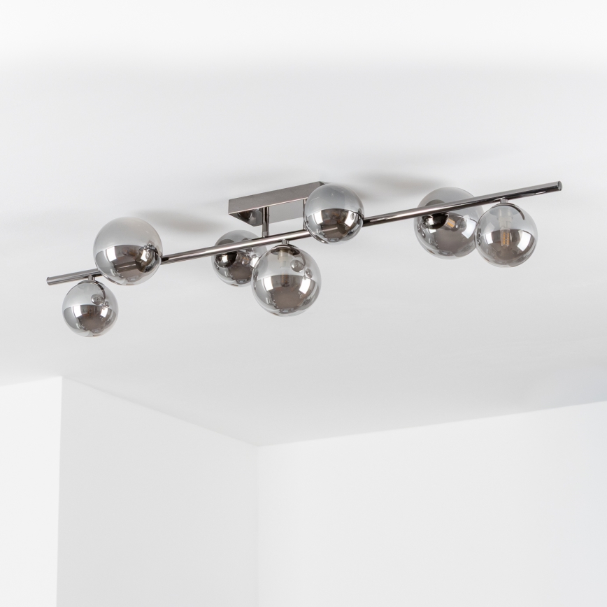 Brilagi - Kiinteä LED-kattokruunu MILLA 7xG9/3W/230V kiiltävä kromi/savuinen