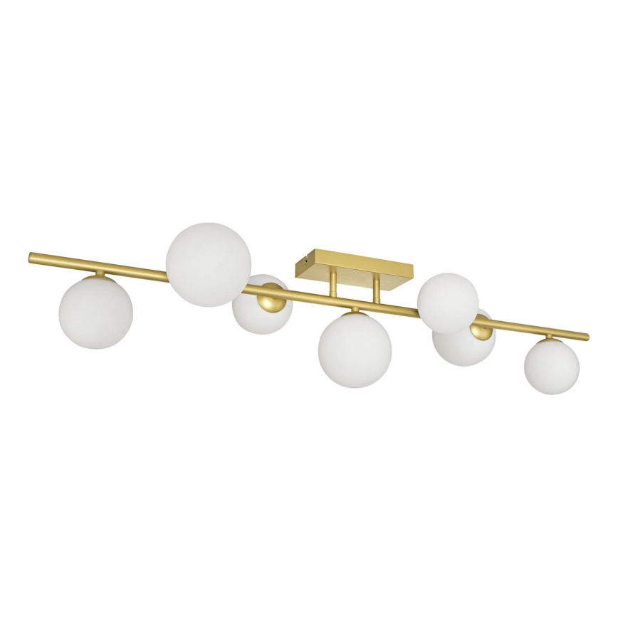 Brilagi - Kiinteä LED-kattokruunu MILLA 7xG9/3W/230V kulta/valkoinen