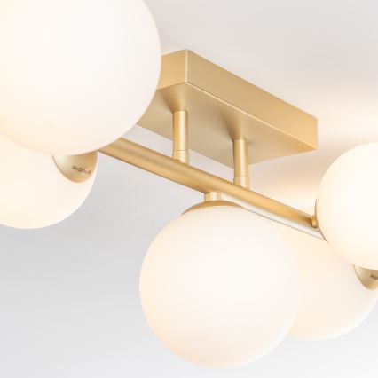 Brilagi - Kiinteä LED-kattokruunu MILLA 7xG9/3W/230V kulta/valkoinen